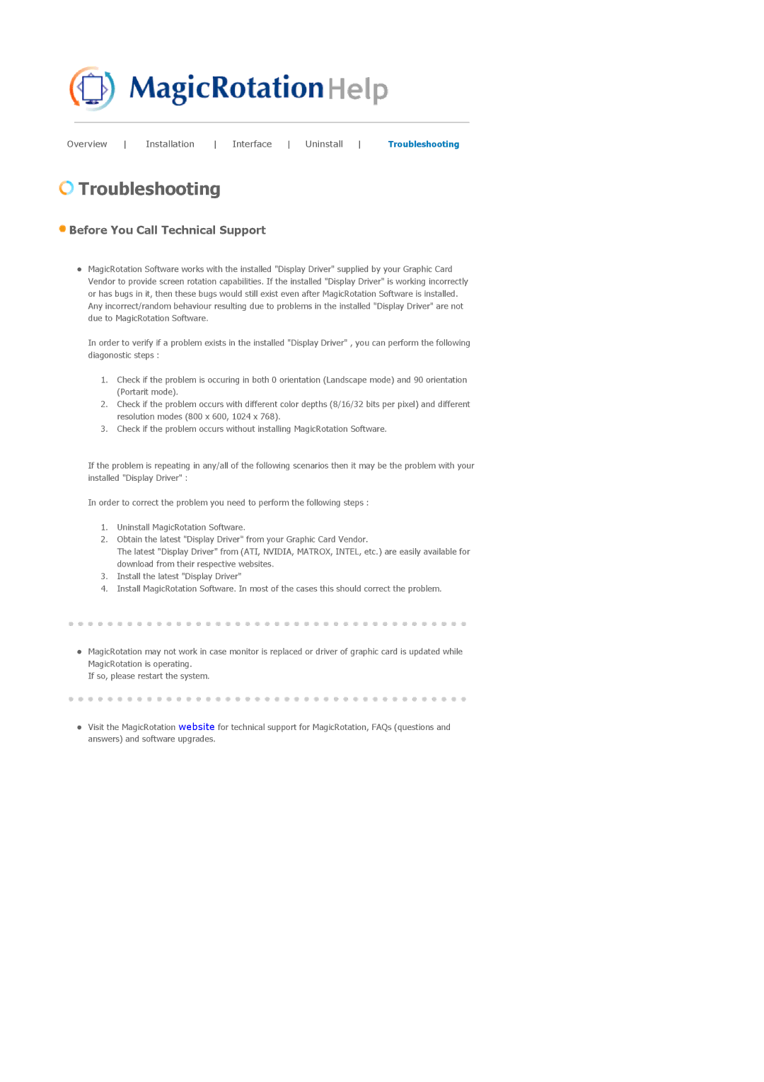 Samsung 901B manual Troubleshooting 