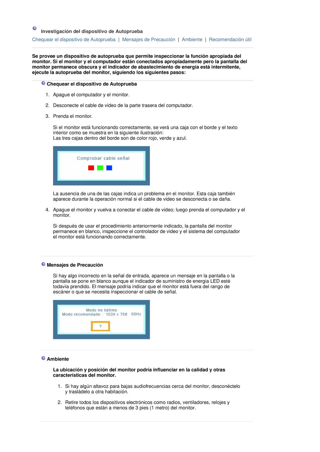 Samsung 510T, 913N, 912N, 915V, 912T, 910N, 910T, 711T, 710N, 710T, 712N, 510N, 701T, 512N Investigación del dispositivo de Autoprueba 