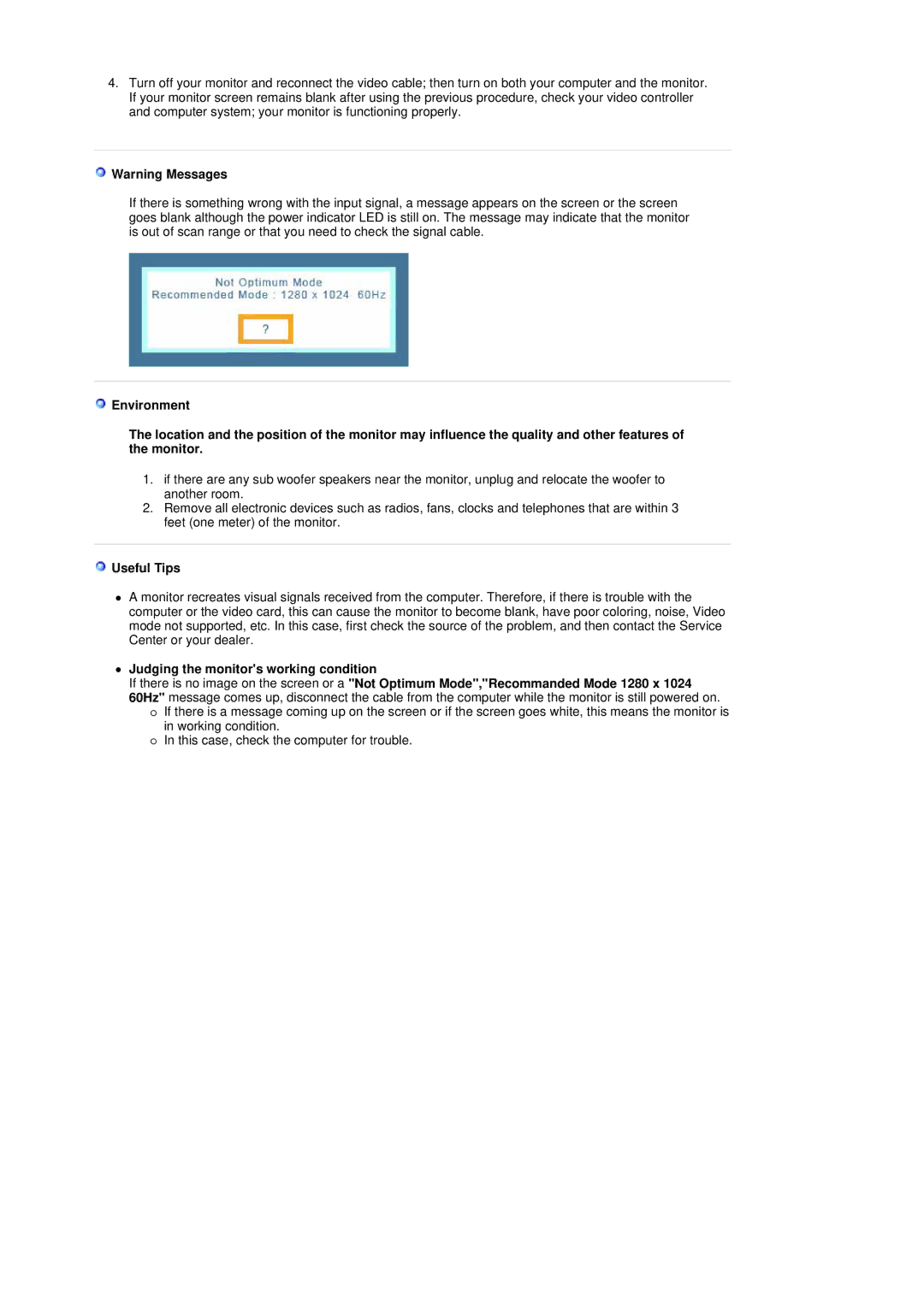 Samsung 913V manual Useful Tips 