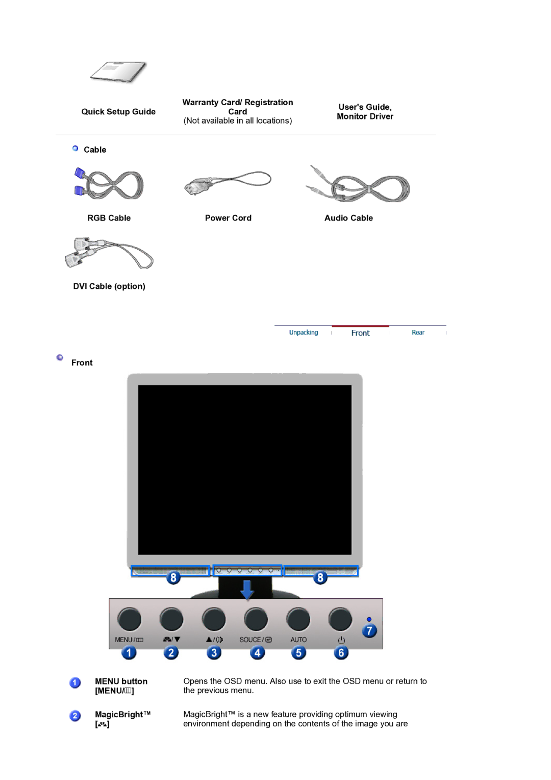 Samsung 920BM manual Not available in all locations 