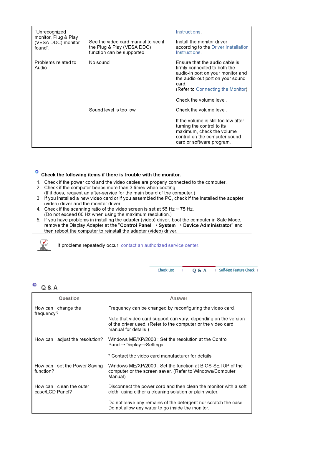 Samsung 920LM manual Question, Answer 