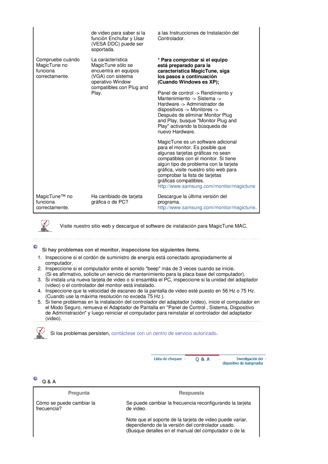 Samsung 930BF, 730BF manual Pregunta 