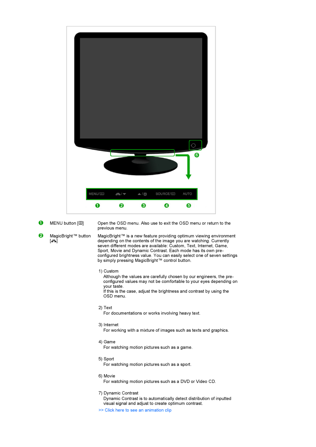 Samsung 732NPlus, 932BPlus, 732N, 932B manual By simply pressing MagicBright control button 