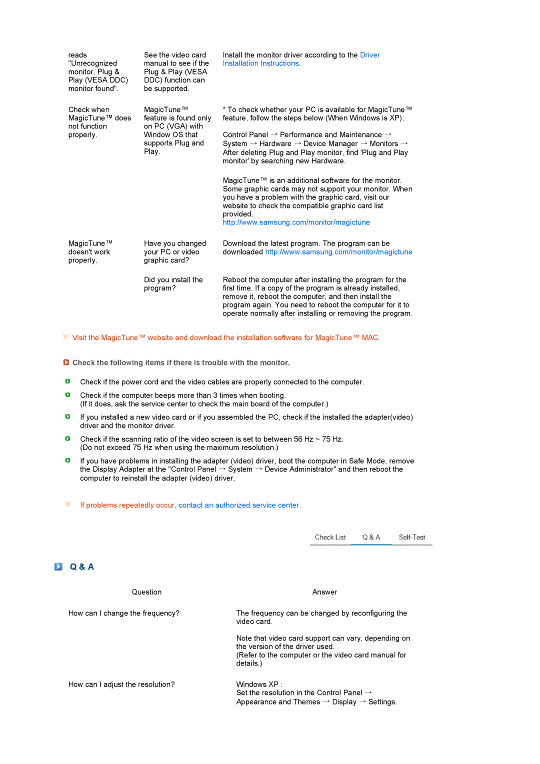 Samsung 932BW manual Feature is found only 