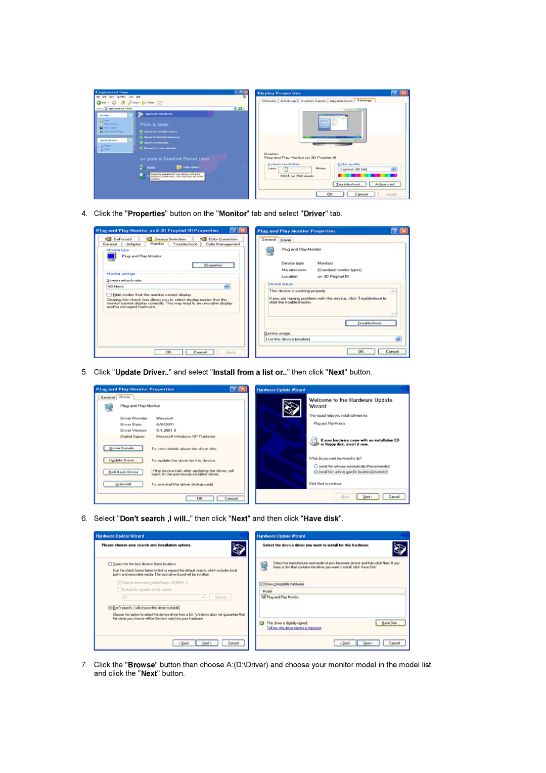 Samsung 932MW, 2032MW manual 