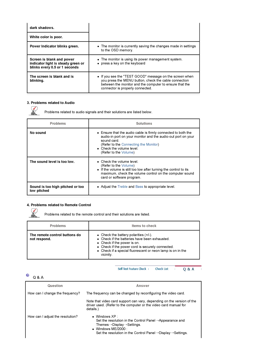 Samsung 2032MW, 932MW manual Question 