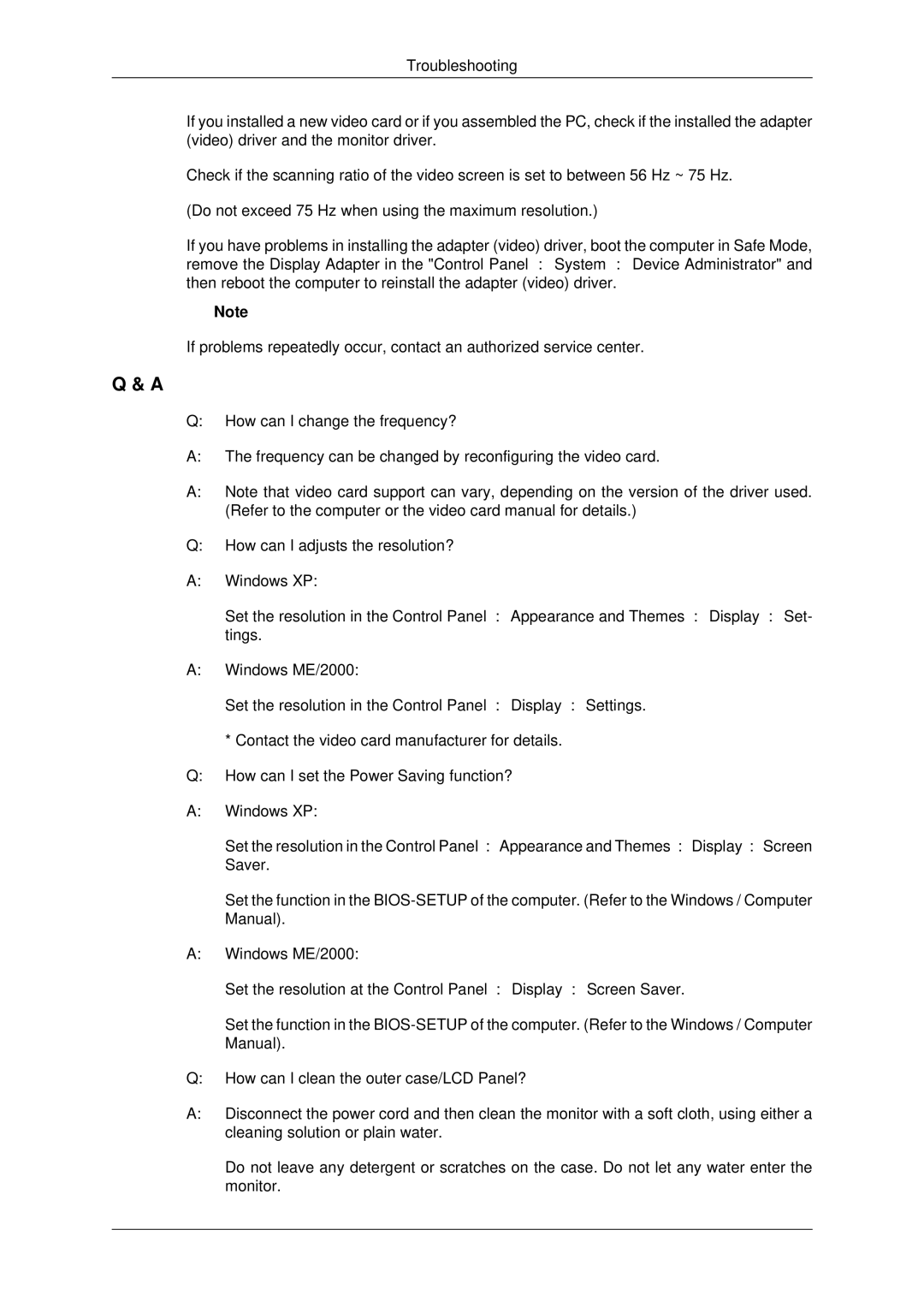 Samsung 943EWX, 2243EWX, 2043EWX user manual 