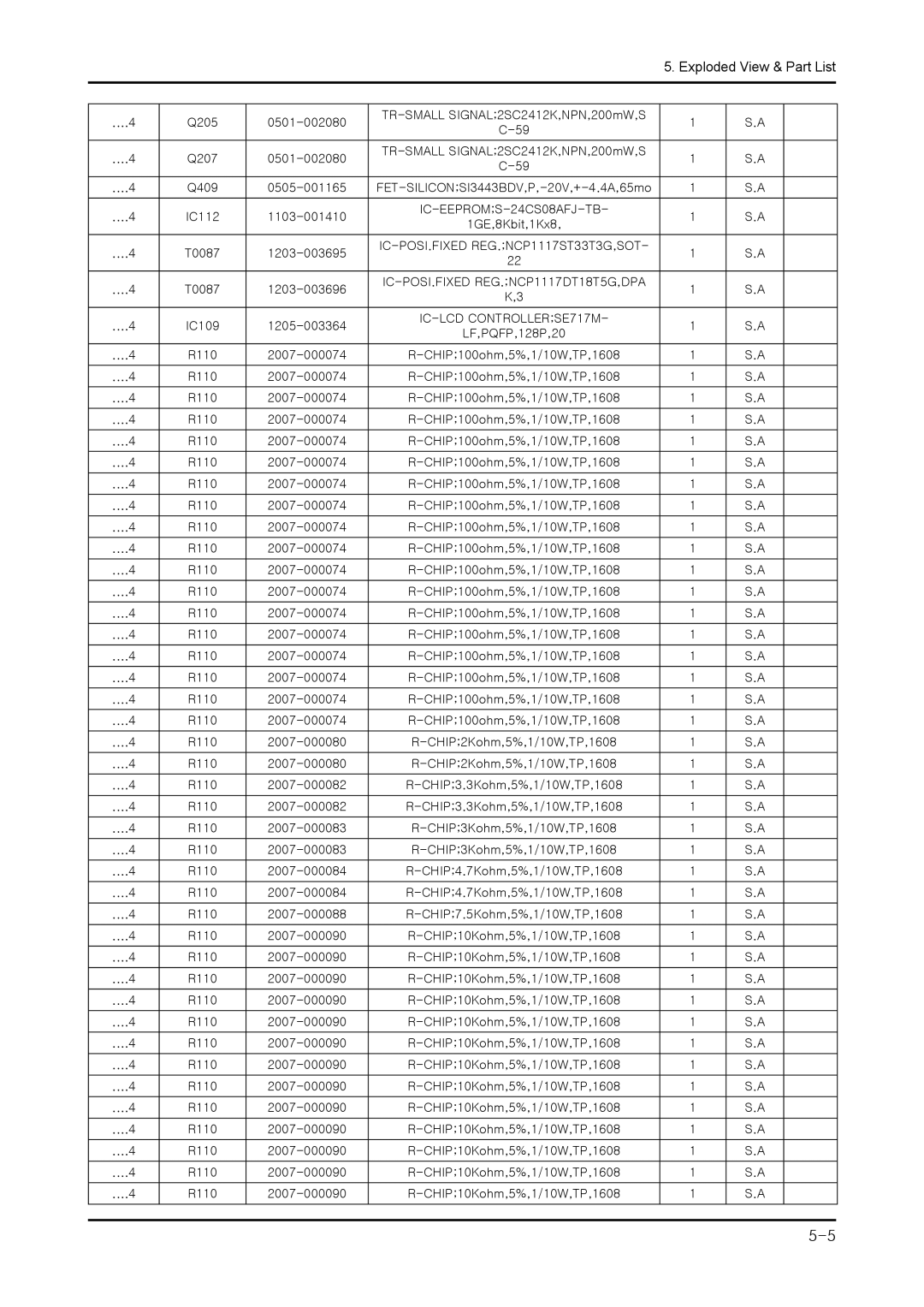 Samsung 943NWX service manual IC-EEPROMS-24CS08AFJ-TB 