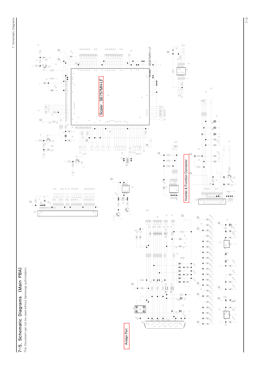 Samsung 943NWX service manual Schematic Diagrams Main PBA 