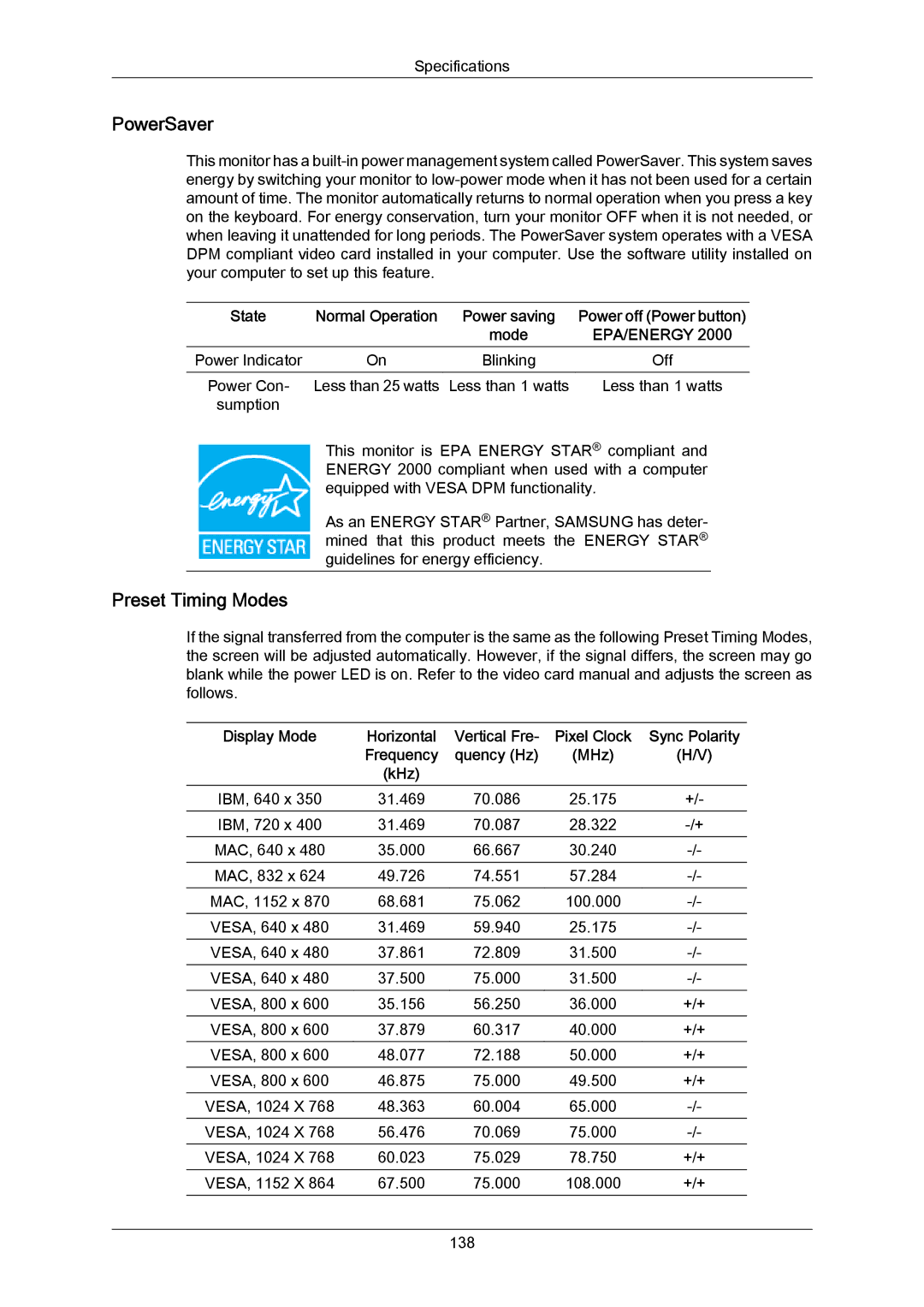 Samsung 943SWX user manual 138 