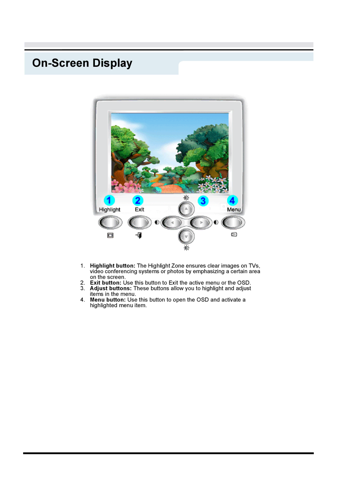 Samsung 955b manual On-Screen Display 