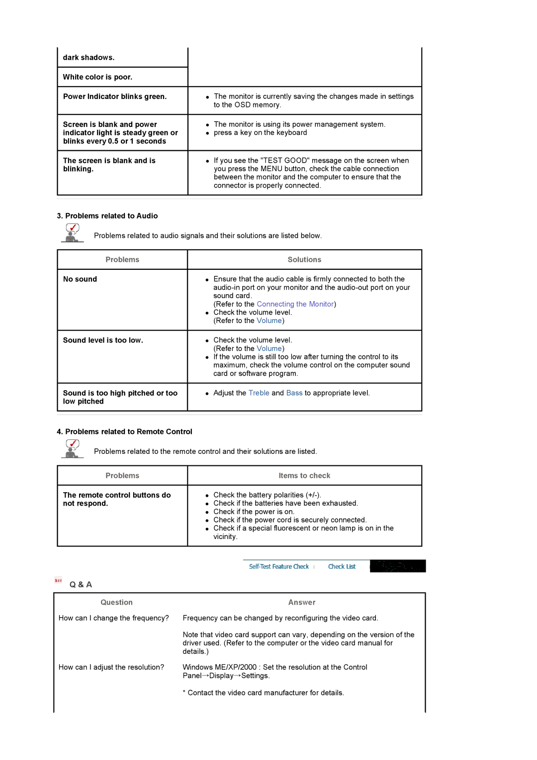 Samsung 960HD manual Question, Answer 