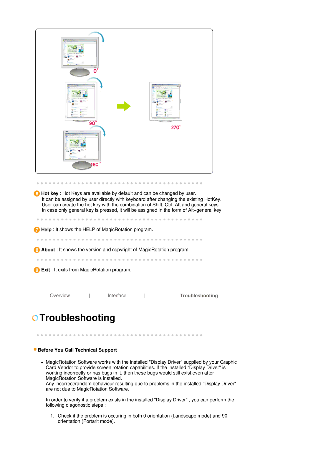 Samsung 970P, 770P manual Troubleshooting, Before You Call Technical Support 