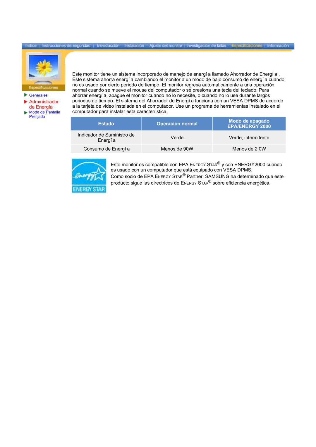 Samsung 797DF, 997DF, 793S, 793MB, 793V, 795DF, 795MB, 783DF, 591S, 591v, 793DF manual Epa/Energy 