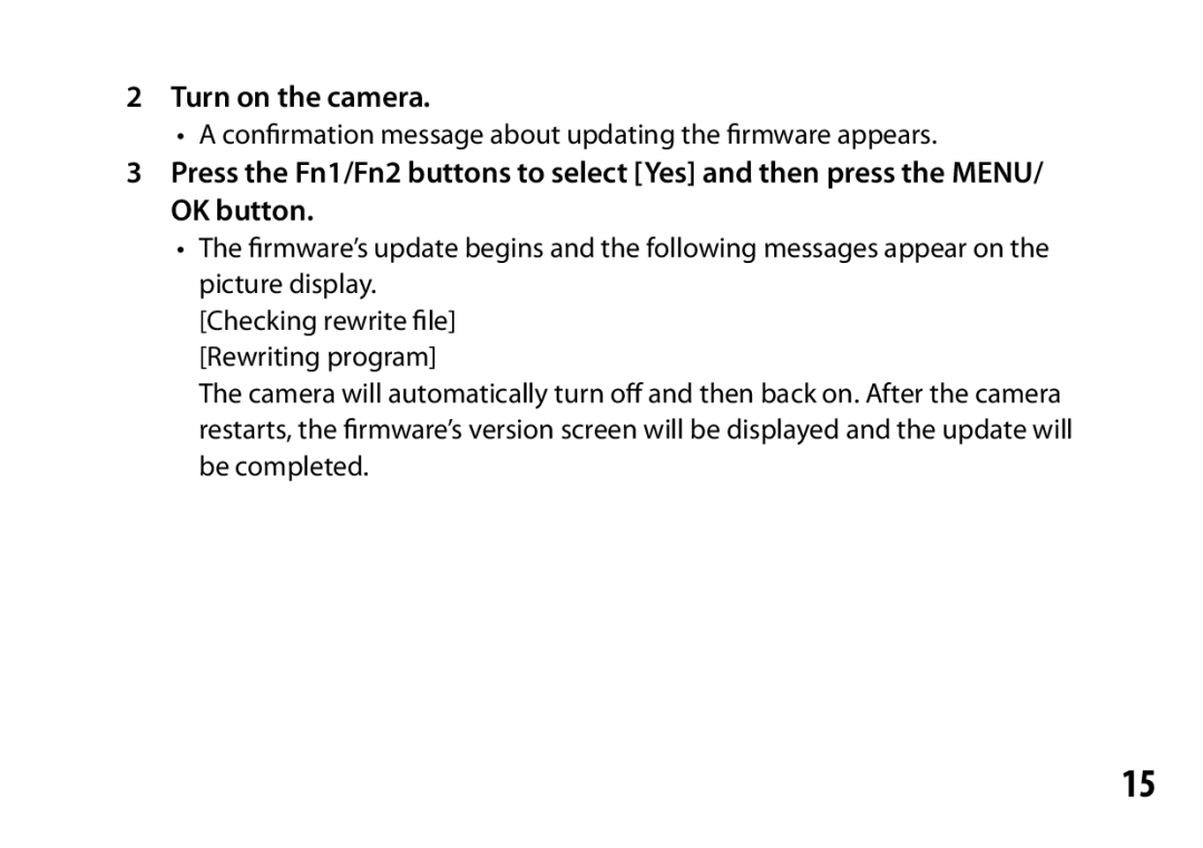 Samsung A12 instruction manual Turn on the camera 