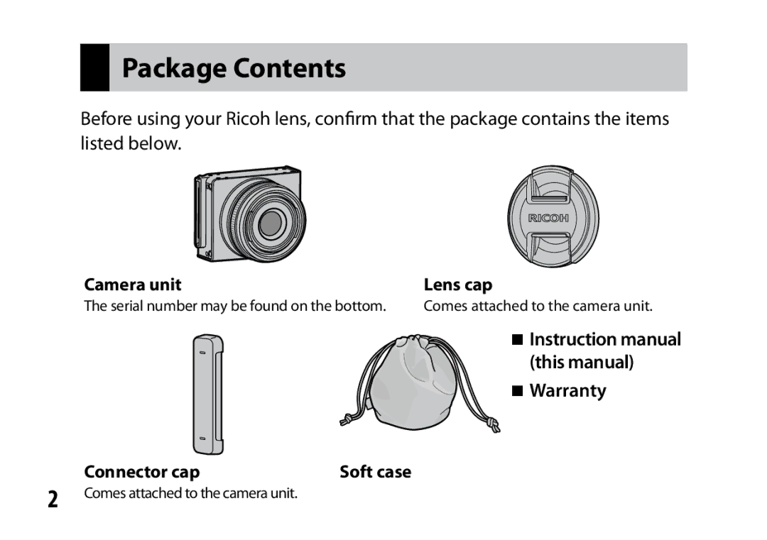 Samsung A12 instruction manual Package Contents 