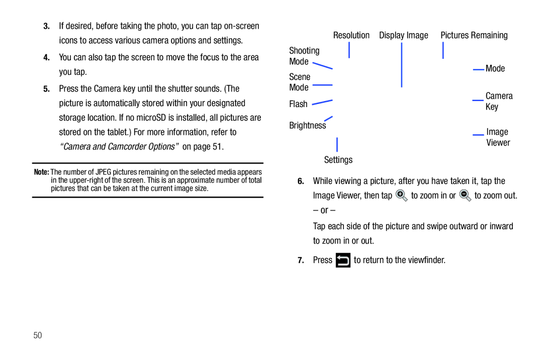 Samsung A3LSGHI987 user manual Shooting Mode Scene, Flash Key Brightness 