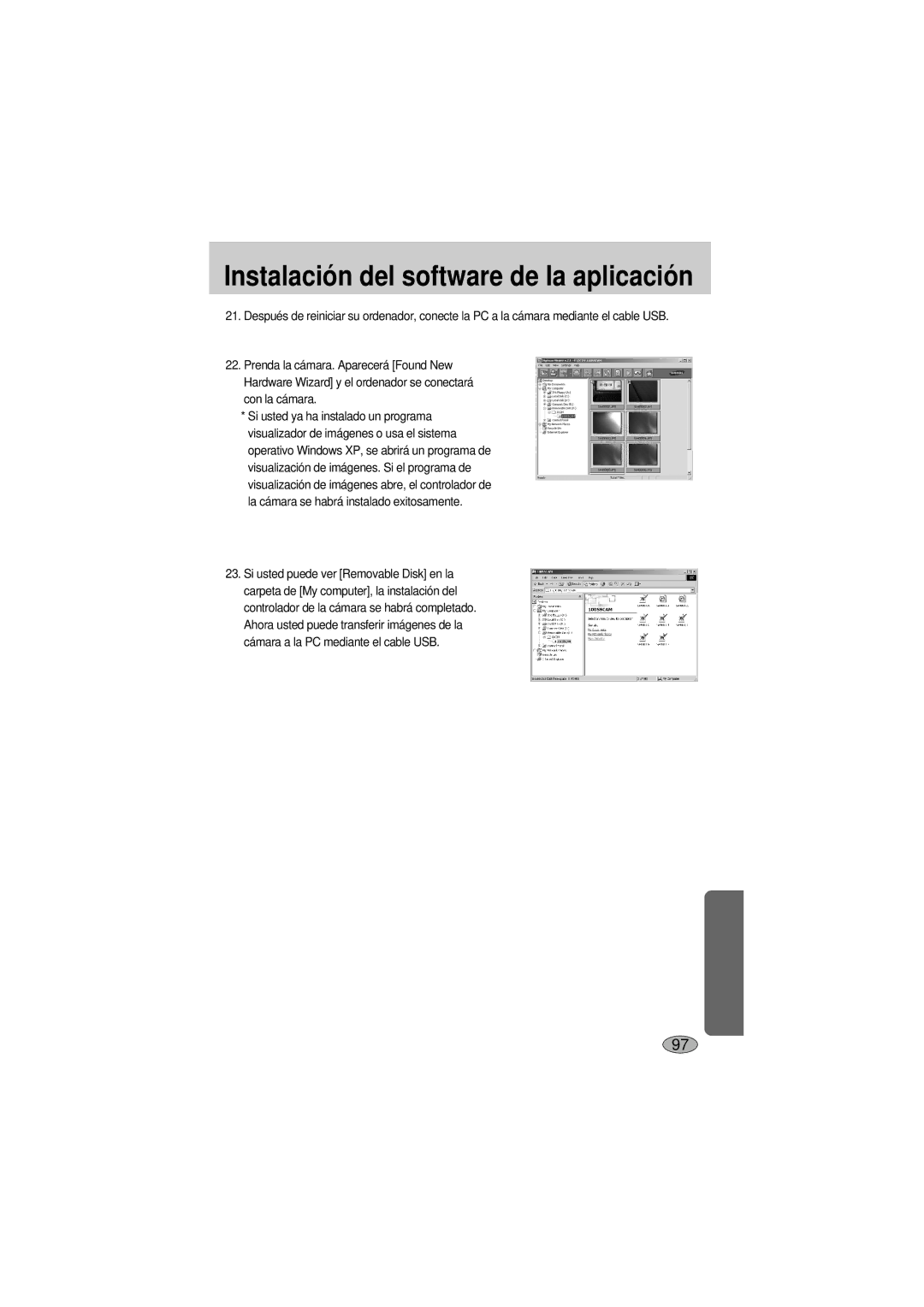 Samsung A400 manual Instalación del software de la aplicación 