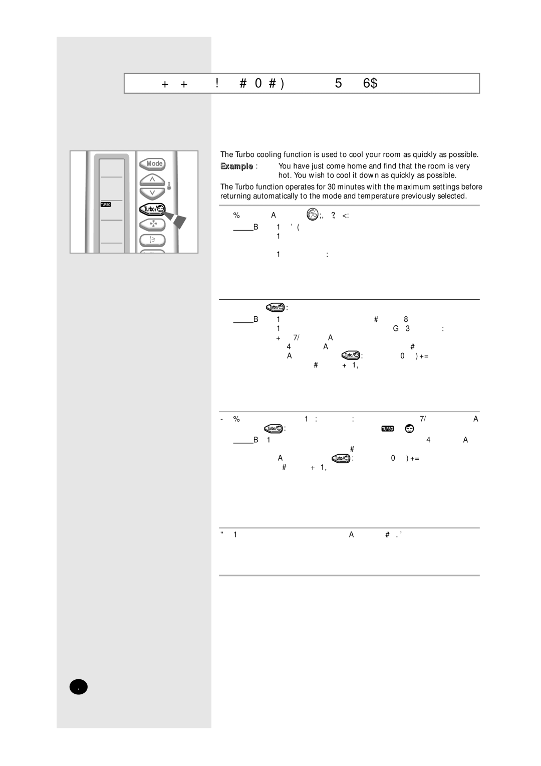 Samsung A6 installation manual Changing the Room Temperature Quickly 