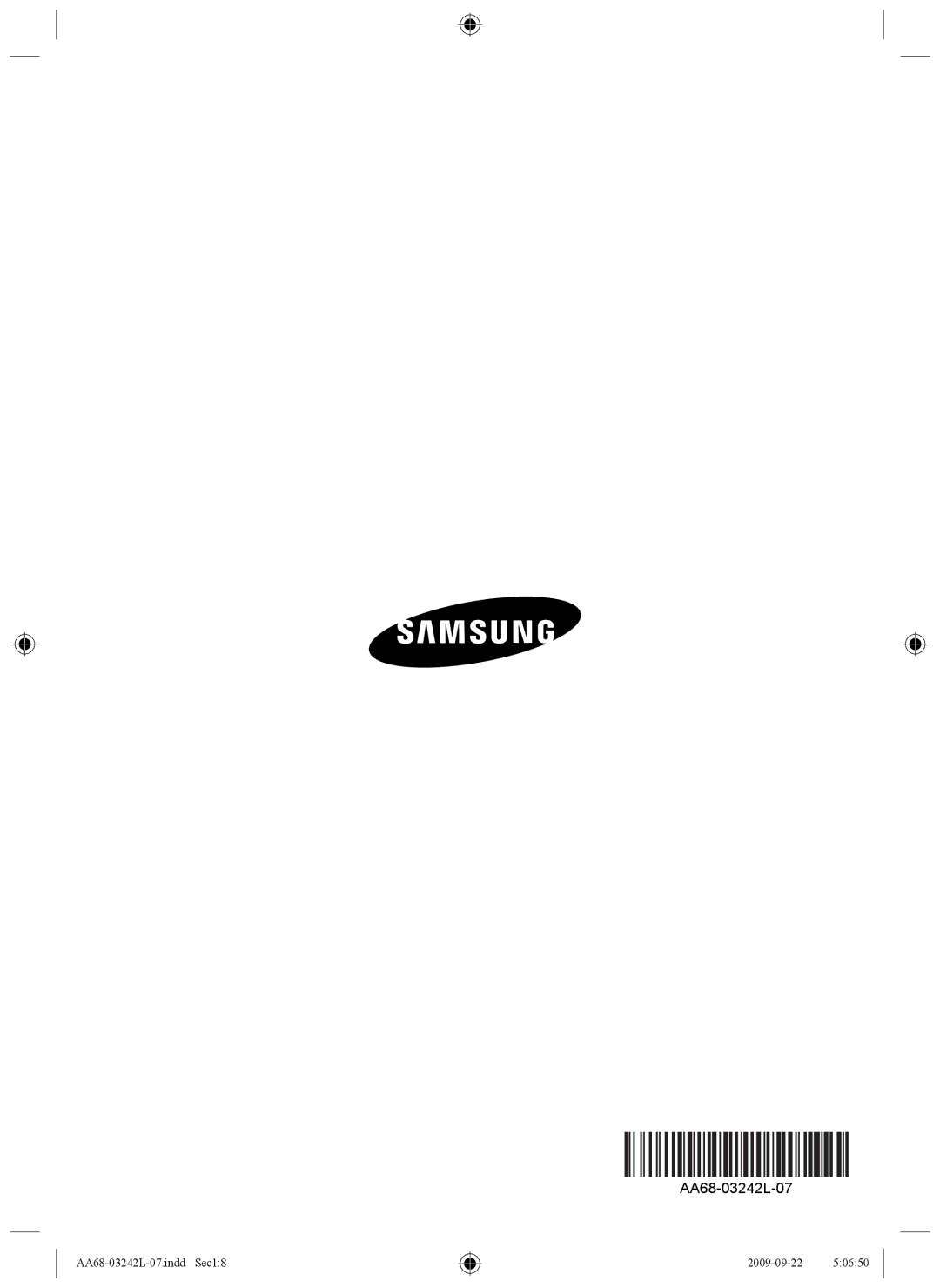 Samsung AA68-03242L-07 important safety instructions 