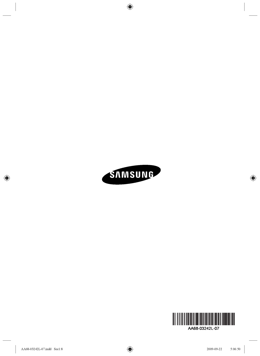 Samsung important safety instructions AA68-03242L-07.indd Sec18, 2009-09-22 