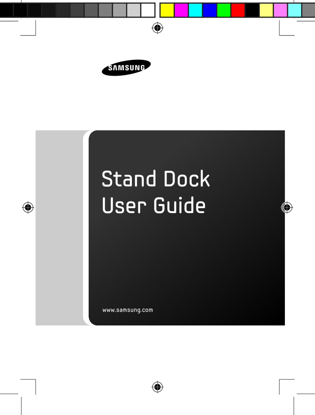 Samsung AA-RD7NMKD/US, AARD7NSDOUS manual Stand Dock User Guide 