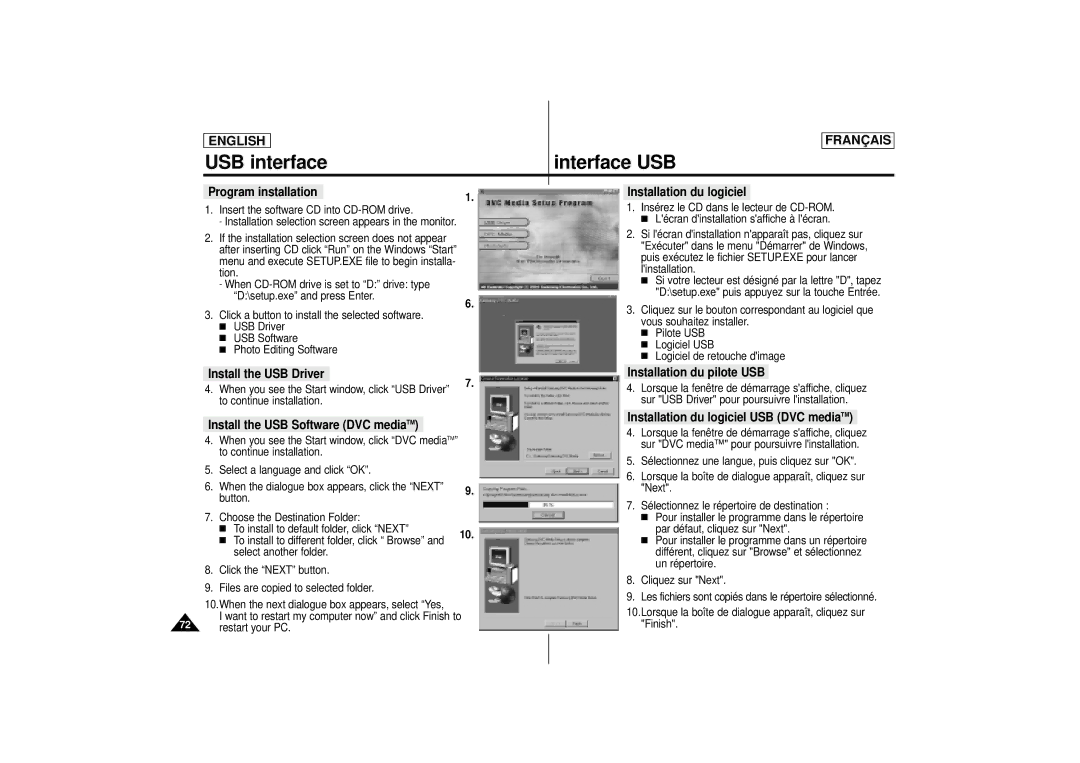 Samsung AD68-00400C manual USB interface 