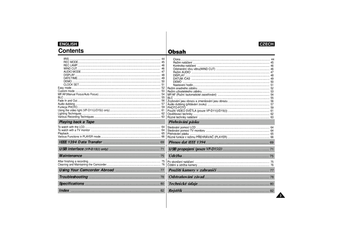 Samsung AD68-00542G manual Playing back a Tape, PÞehr‡v‡n’ p‡sku 