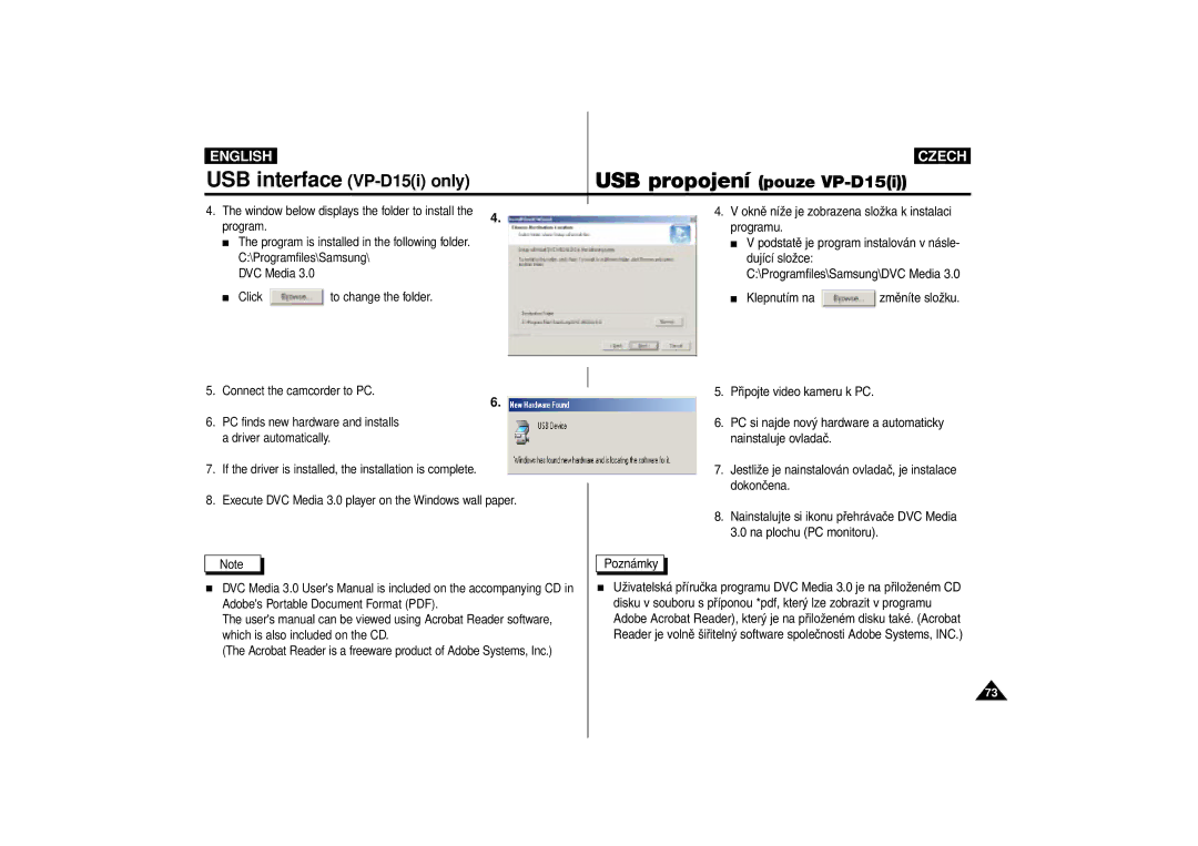 Samsung AD68-00542G manual Window below displays the folder to install, Program 