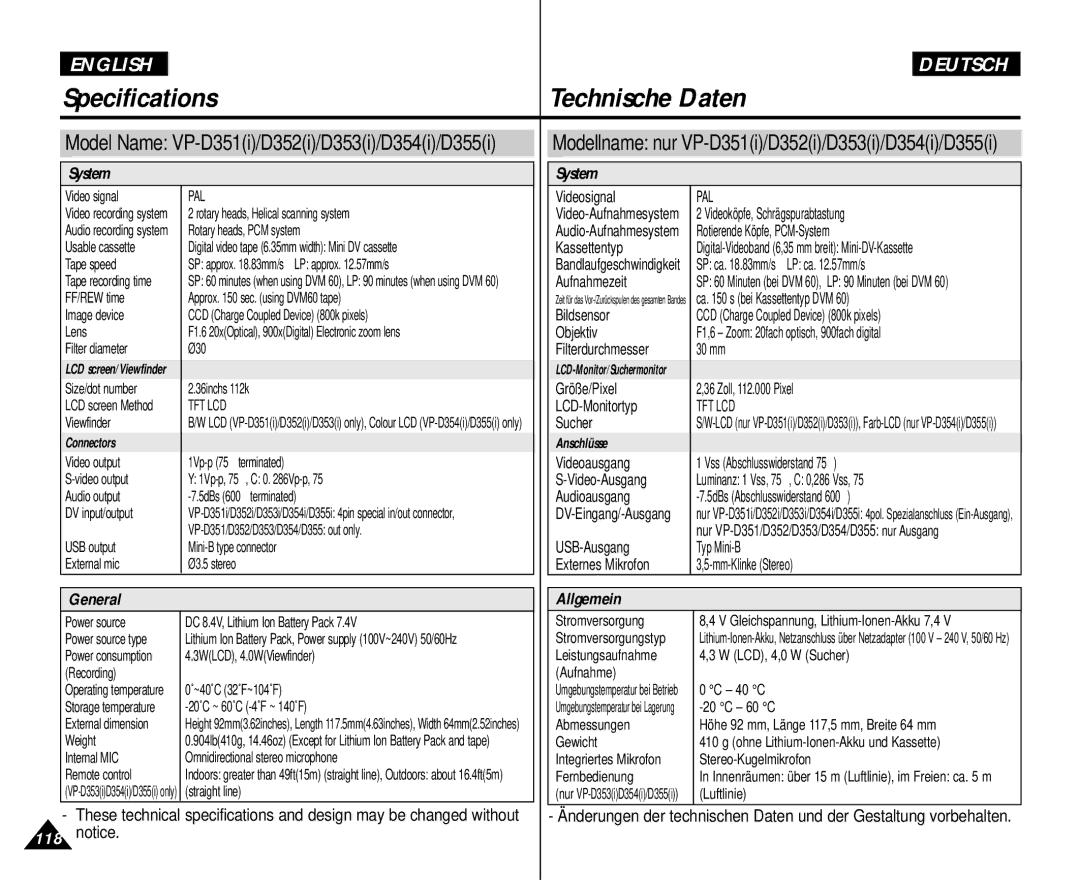 Samsung AD68-00839H manual System, General, Allgemein, Connectors 