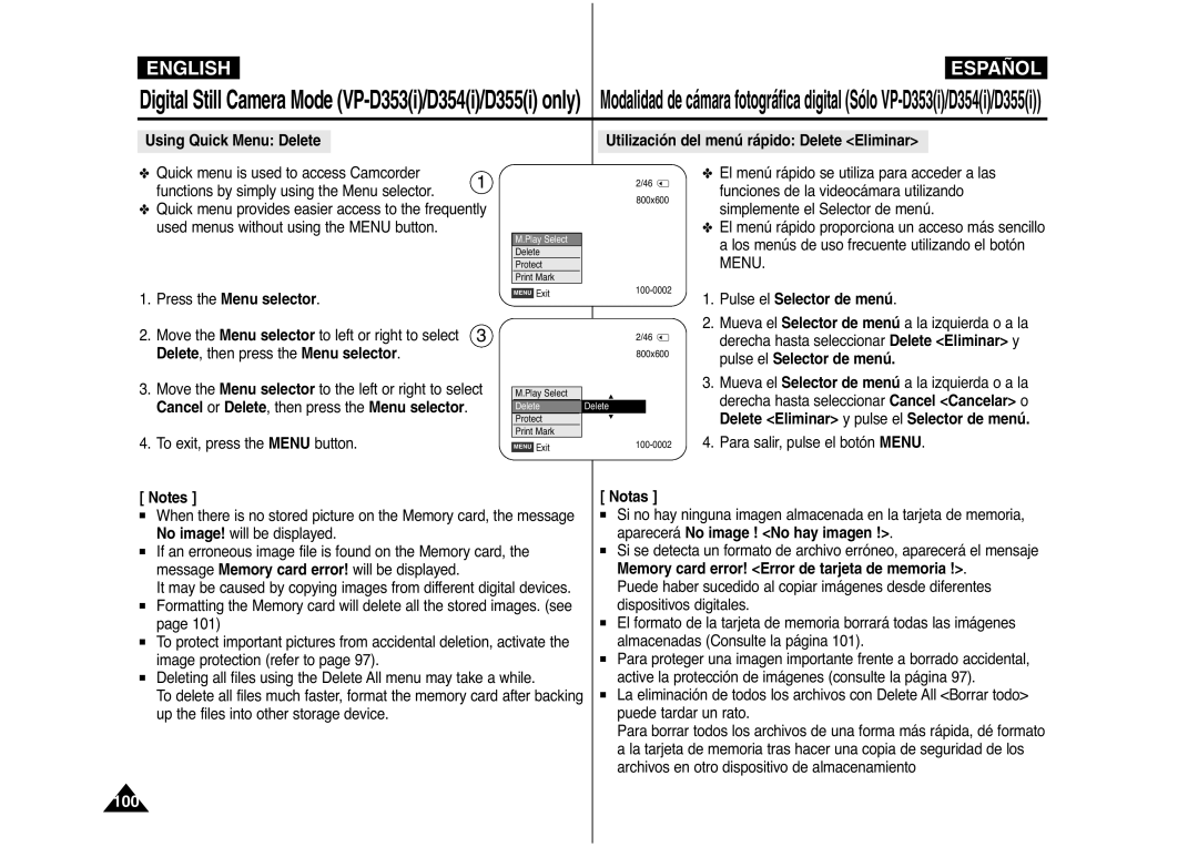 Samsung AD68-00839J manual Press the Menu selector, Notas 