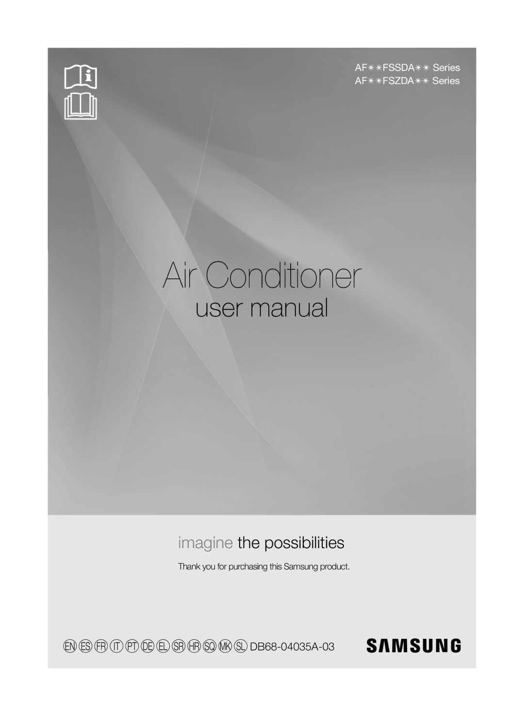 Samsung AF24FSSDAWKNEU manual Air Conditioner 