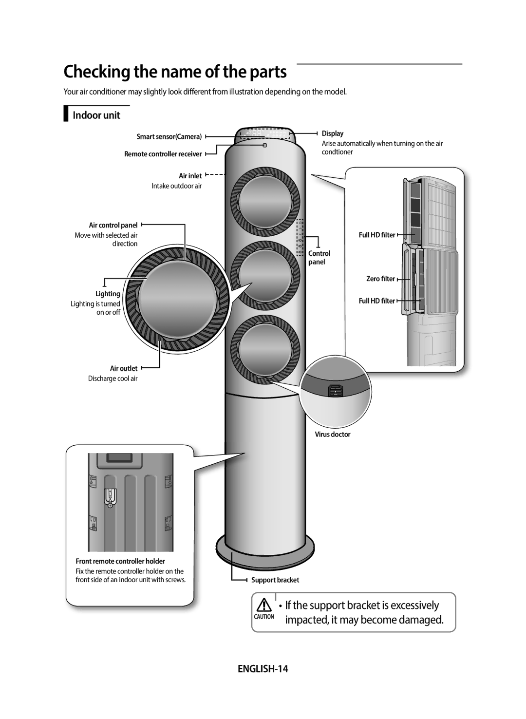 Samsung AF24FSSDAWKNEU manual ENGLISH-14, Display 