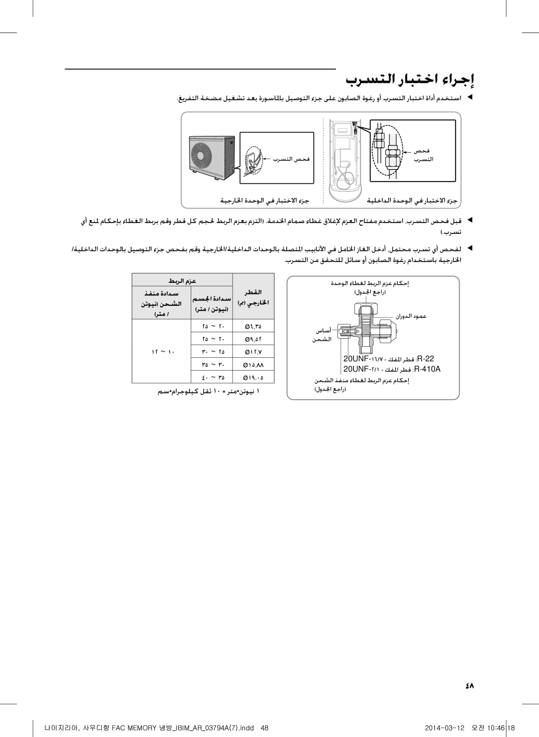 Samsung AF28FVSDADFNMG, AF28FVZDAWKNMG برستلا رابتخا ءارجإ, ةيجرالخا ةدحولا يف رابتخلاا ءزج, مسمارجوليك لقث 10 = رتمنتوين 