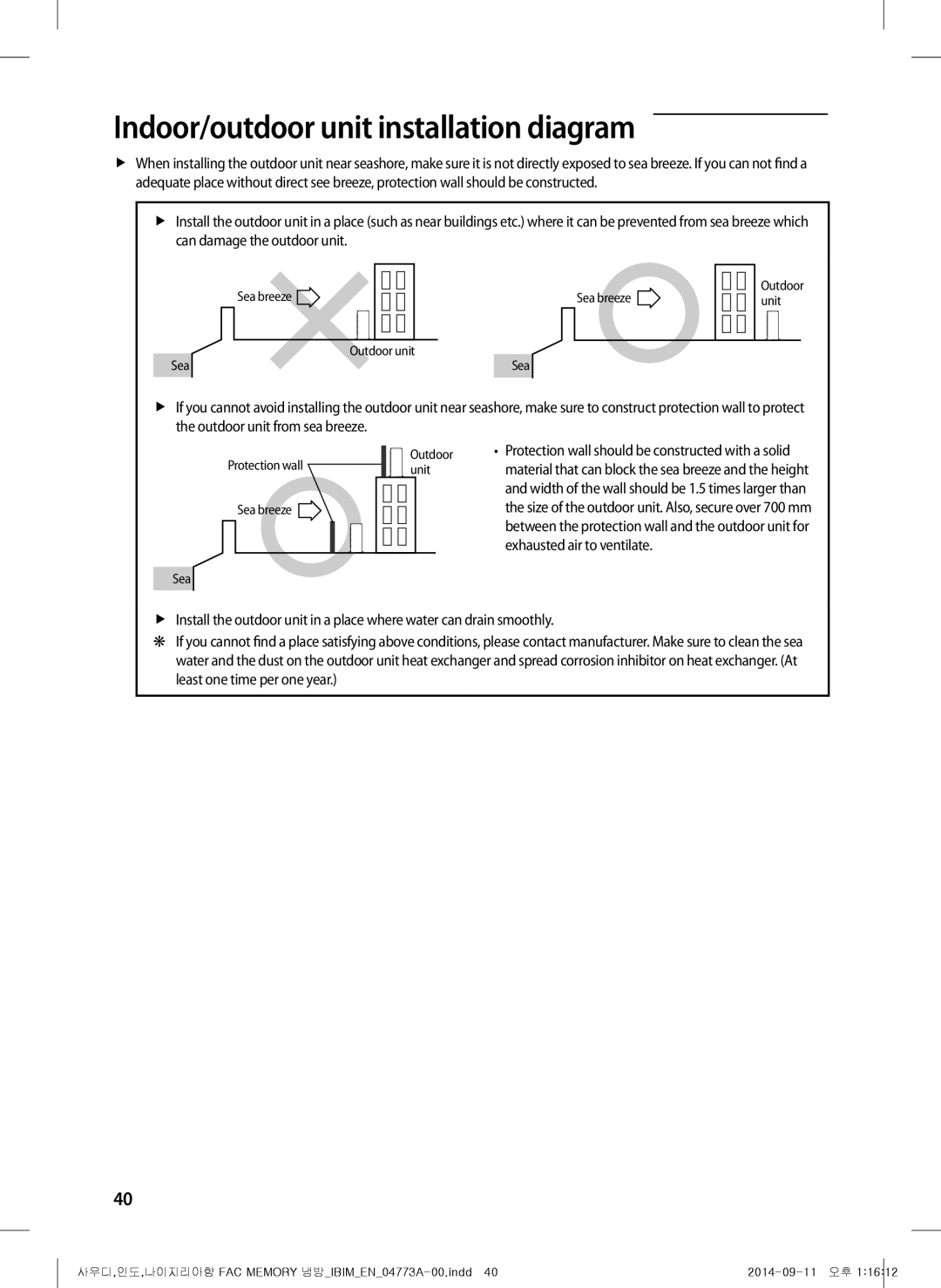 Samsung AF28HVSDADFNMG manual Sea breeze 