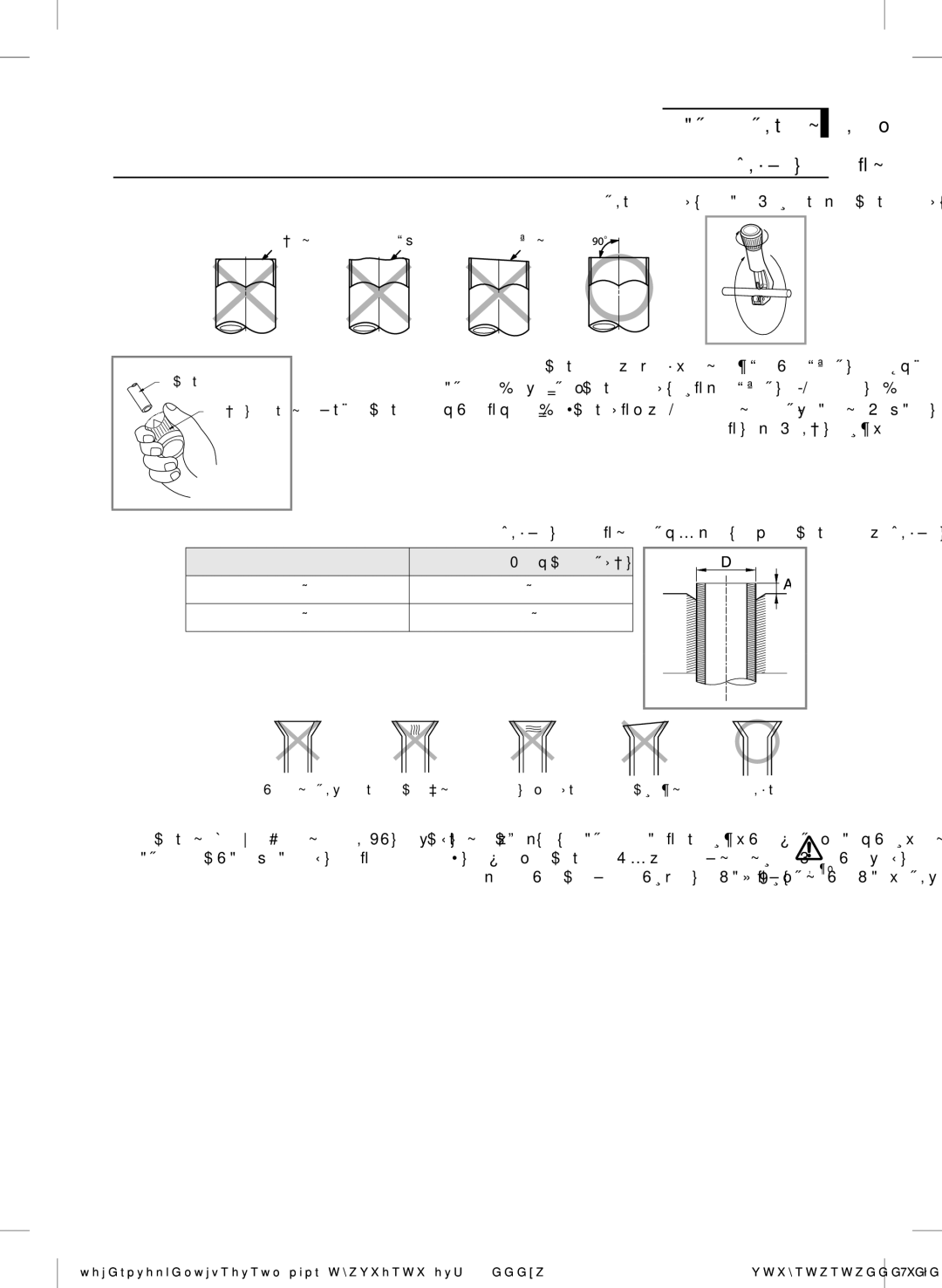 Samsung AP55M0BNUMG manual دربلما ريساوم ليصوت جيلفتلا ةلجاعم, ريساولما عطق ةادأ مادختساب ةروسالما عطقا1, لمعلاب مايقلا دنع 