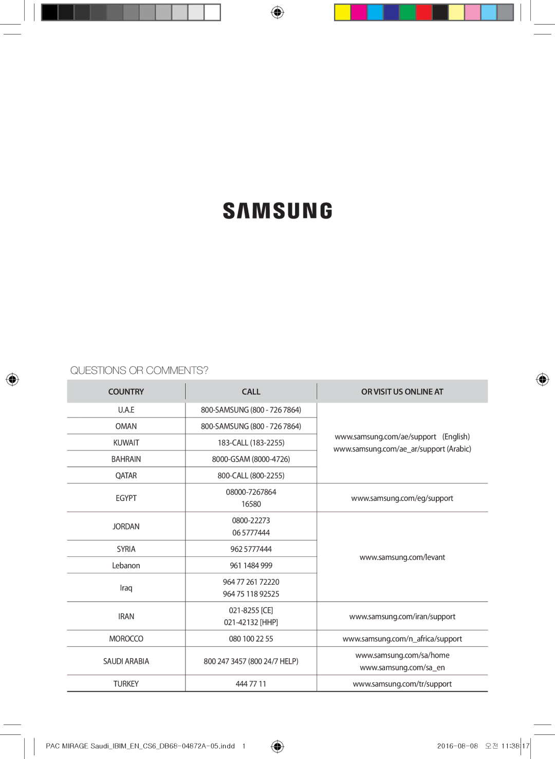 Samsung AF55JS1MAEENMG, AF55JV1MAAPNMG, AF55MV1MAEENMG, AF55JS3MAAPNMG, AF55JS3MAEENMG, AF55JS1MAAPNMG Questions or COMMENTS? 