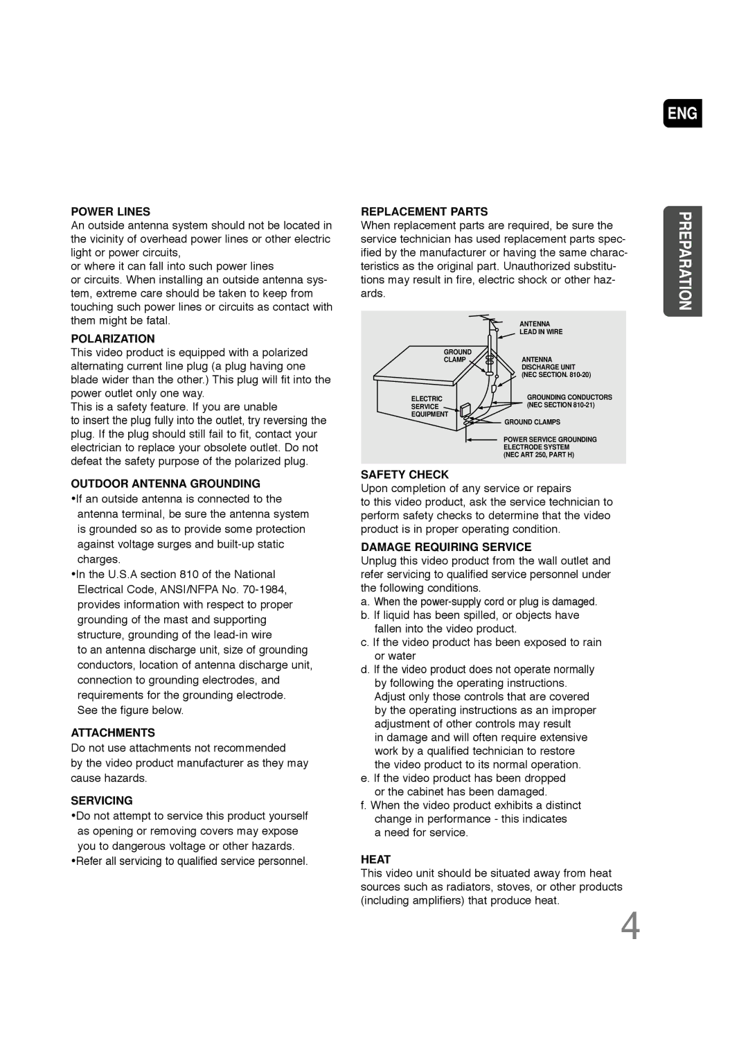 Samsung AH68-01701V manual Power Lines 