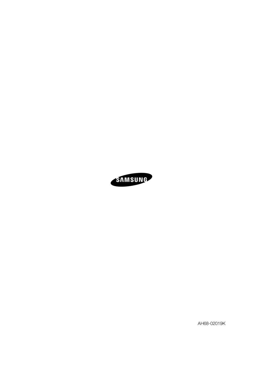 Samsung AH68-02019K manual 