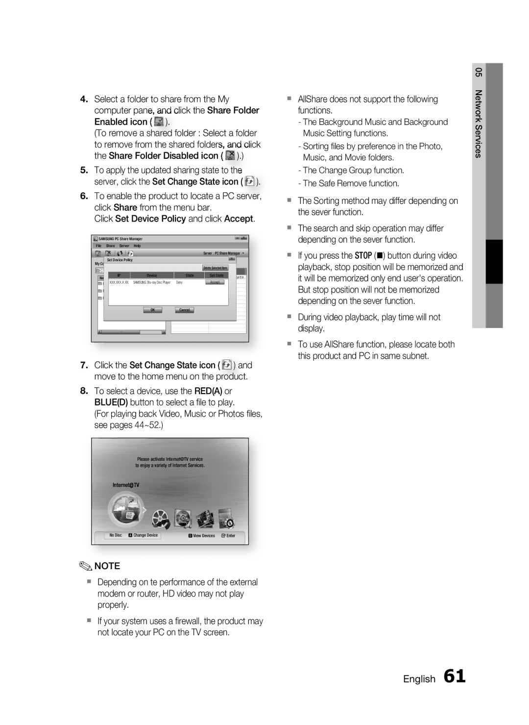 Samsung HT-C6530, AH68-02255S user manual  During video playback, play time will not display 