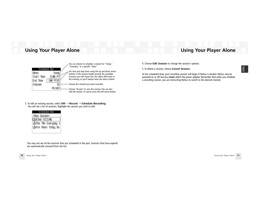 Samsung AH81-02185A XM manual Choose the channel you want recorded 