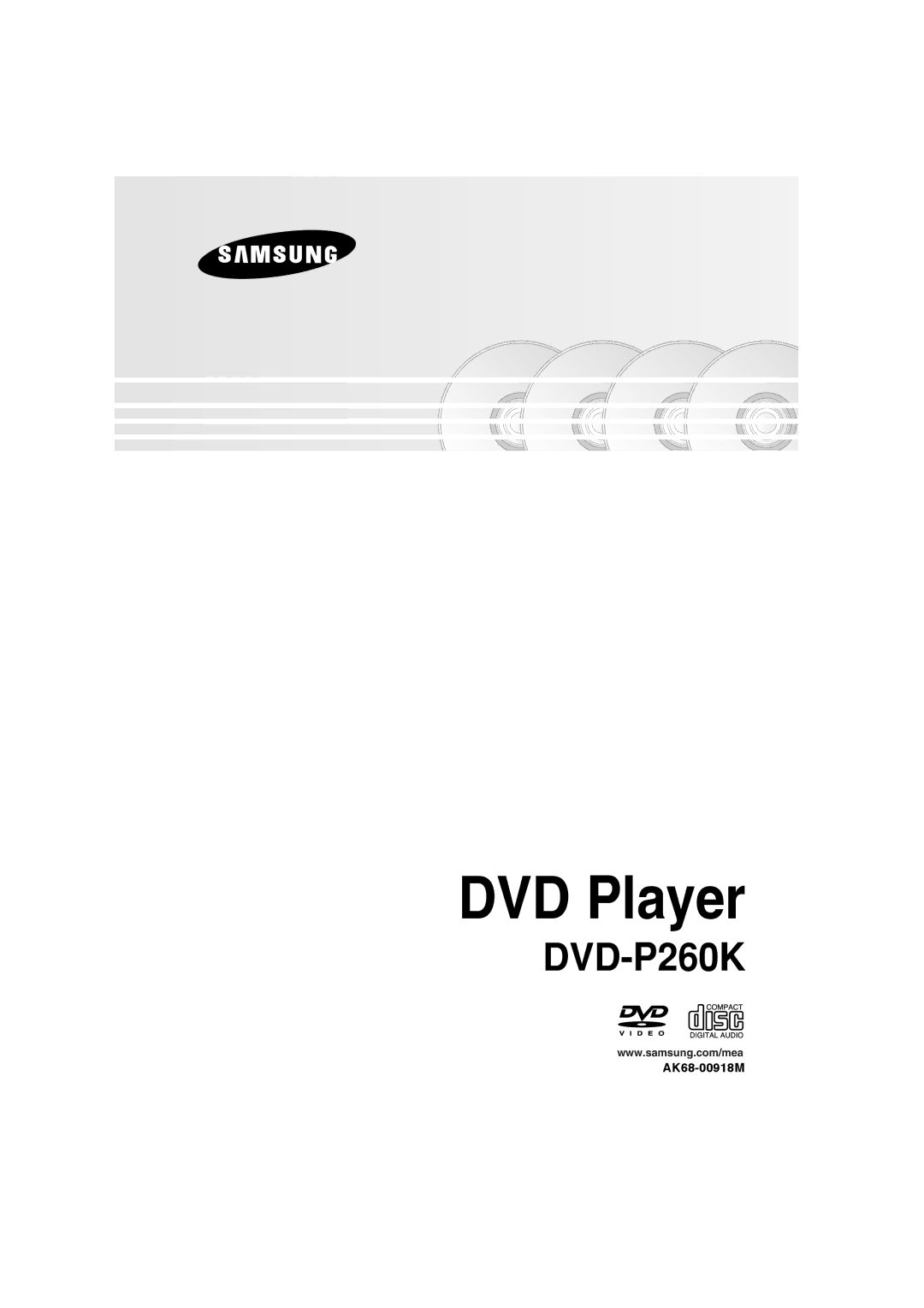 Samsung AK68-00918M manual DVD Player 