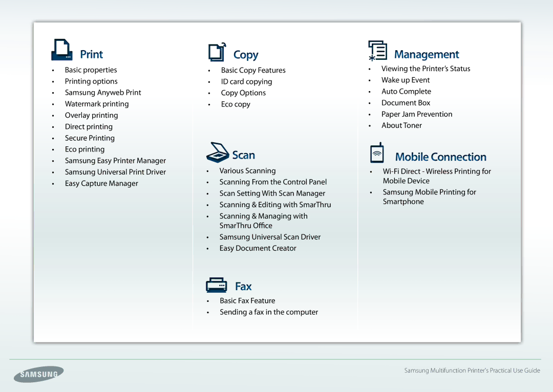 Samsung All in One Printer manual Copy 