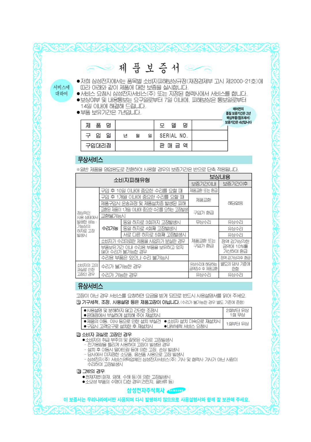 Samsung AM-C610 manual 