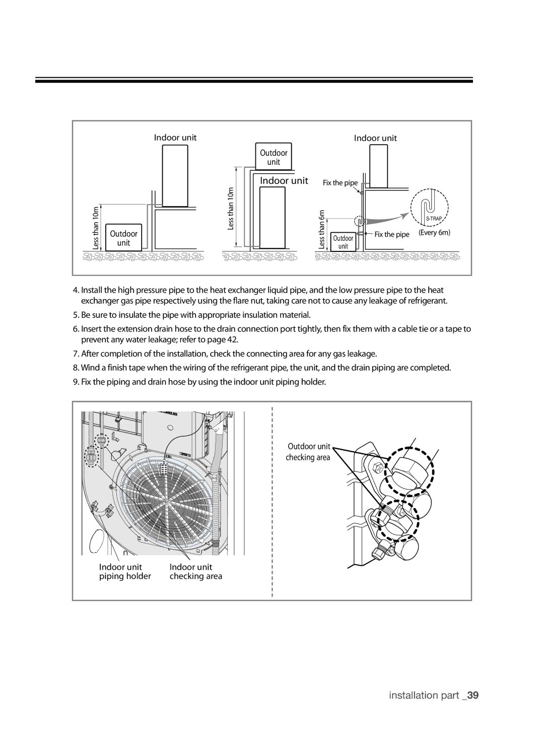 Samsung AP30M0AXXSG, AP30M0ANXSG, AP30M0ANUMG, AP30M0AXUMG manual Indoor unit Outdoor Unit 