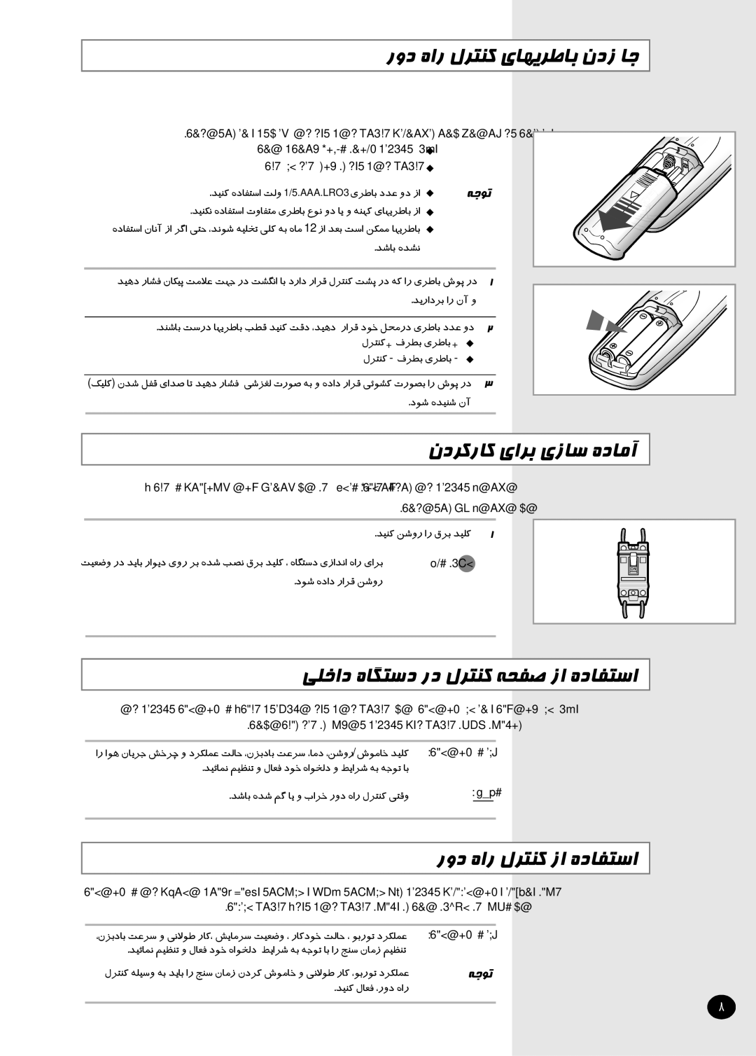 Samsung APC503QG/AFR manual رود هار لﺮﺘﻨﮐ يﺎﻬﯾﺮﻃﺎﺑ ندز ﺎﺟ, ندﺮﮐرﺎﮐ ياﺮﺑ يزﺎﺳ هدﺎﻣآ, ﯽﻠﺧاد هﺎﮕﺘﺳد رد لﺮﺘﻨﮐ ﻪﺤﻔﺻ زا هدﺎﻔﺘﺳا 