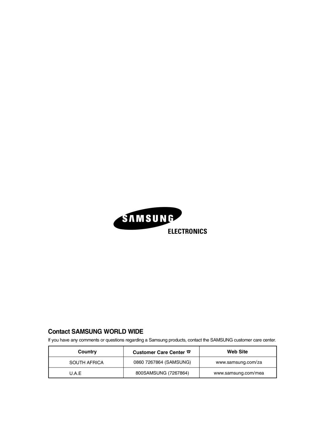 Samsung AP50Q0CNXSG, AP55Q0CNUMG, AP50Q0CNHAC, APC503QG5/AFR, APC503QG/AFR, APC503QG-MID, APC503QG/HAC, AP55Q2CNUMG Electronics 