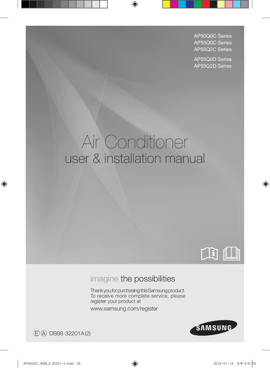 Samsung AP55Q0DNUMG manual Air Conditioner 