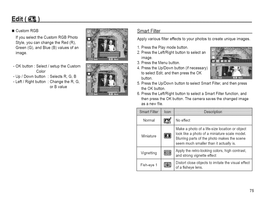 Samsung AQ 1O0 manual Make a photo of a life-size location or object 