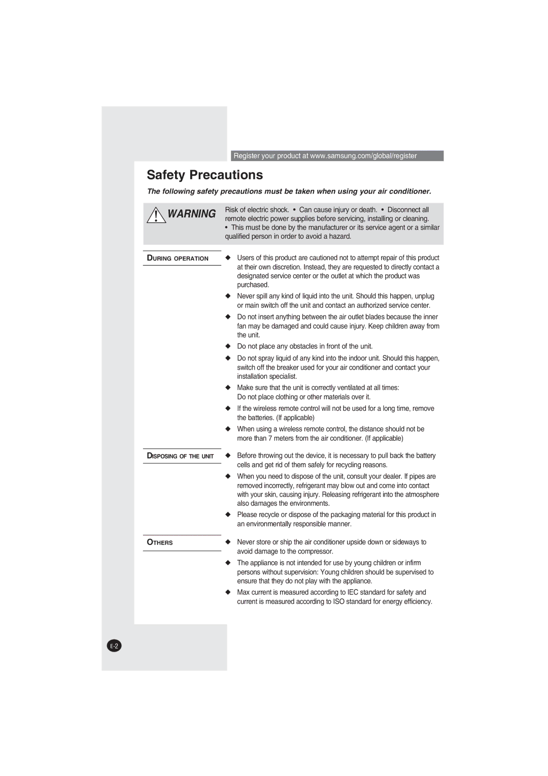 Samsung AQ07XANSER, AQ07XAXSEU, AQ07XANSEU, AQ07XAXSER manual 5CHGV2TGECWVKQPU 